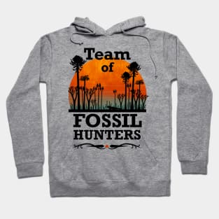 Team of Fossil Hunters. Vintage look. Hoodie